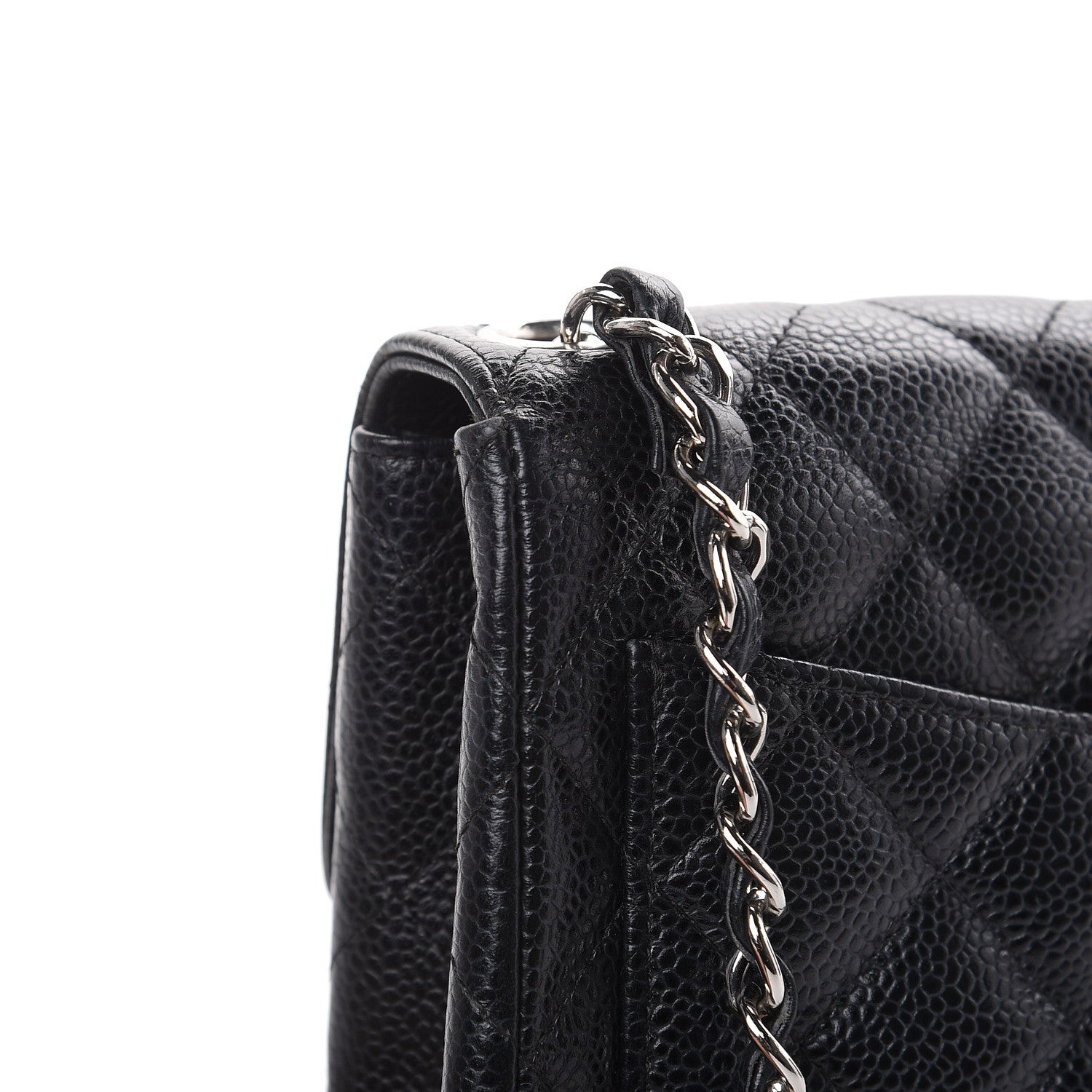 Chanel Caviar Quilted Mini Square Flap Black 11 of 15