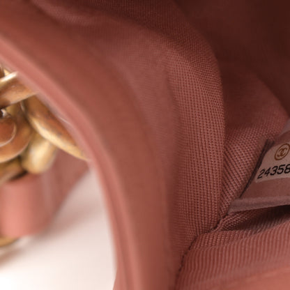 Chanel Caviar Quilted Small Boy Flap Powder Pink 7 of 13