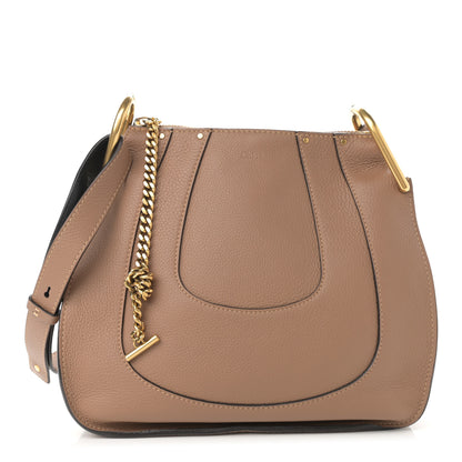 Chloe Grained Calfskin Small Hayley Hobo Nut 1 of 11
