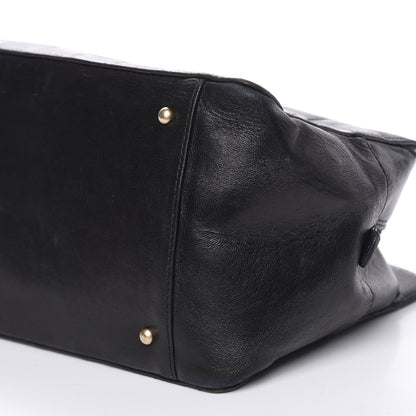 Chanel Calfskin Quilted CC Chocolate Bar Shoulder Bag Black 8 of 16