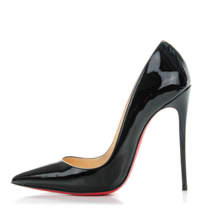 Christian Louboutin Patent So Kate 120 Pumps 36 Black 1 of 7