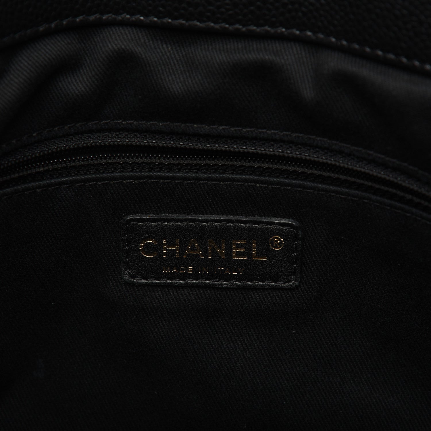 Chanel Caviar Quilted CC Timeless Soft Tote Black 8 of 19