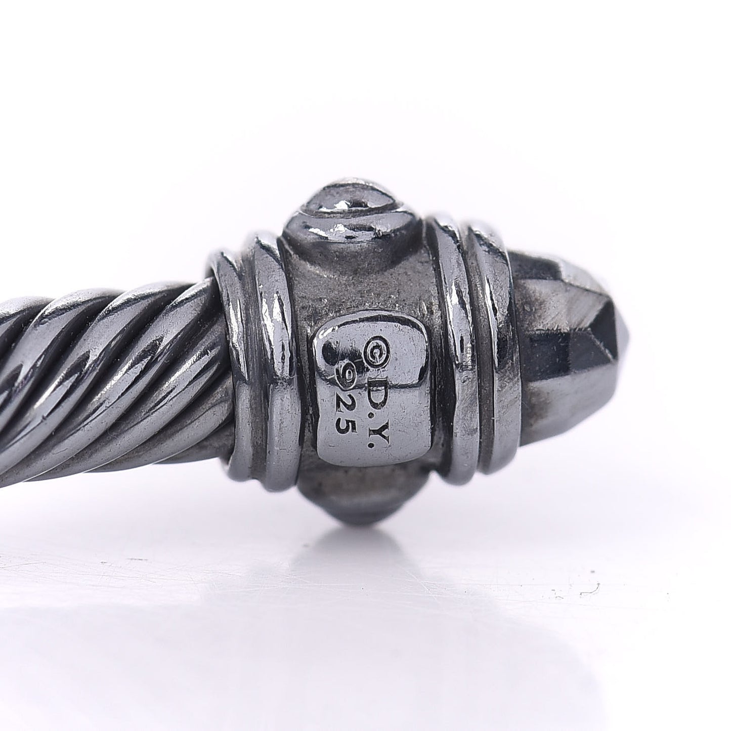 Darkened Sterling Silver 5mm Renaissance Bracelet