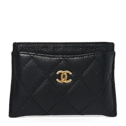 Chanel Caviar Quilted Card Holder Black 1 of 8