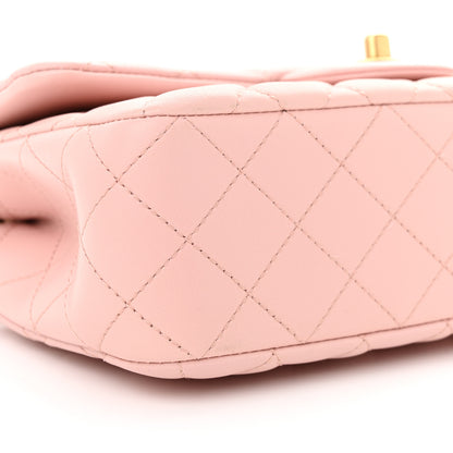 Chanel Lambskin Quilted Small Sweet Camellia Flap Light Pink 9 of 10