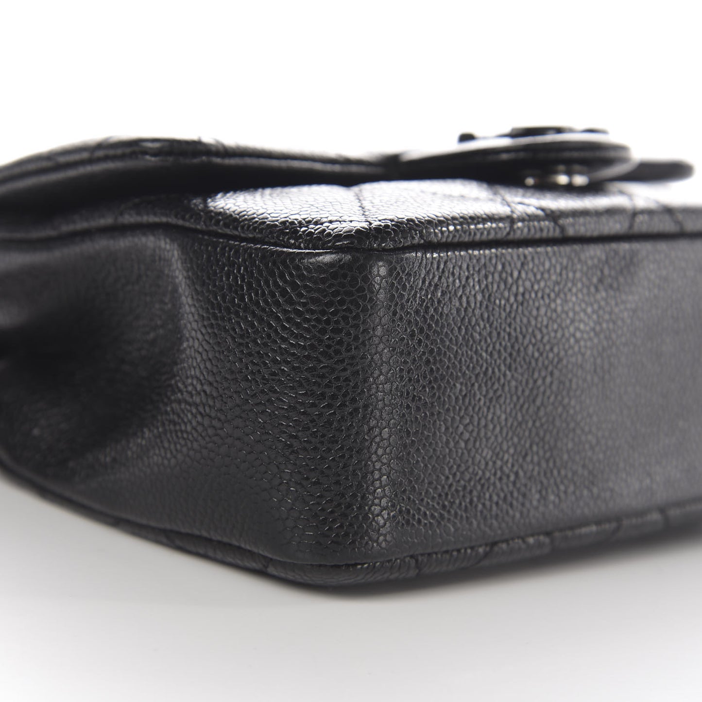 Caviar Quilted Incognito Mini Square Flap Black
