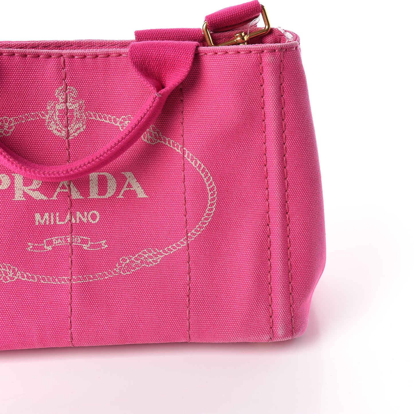 Canapa Small Logo Tote Fuxia