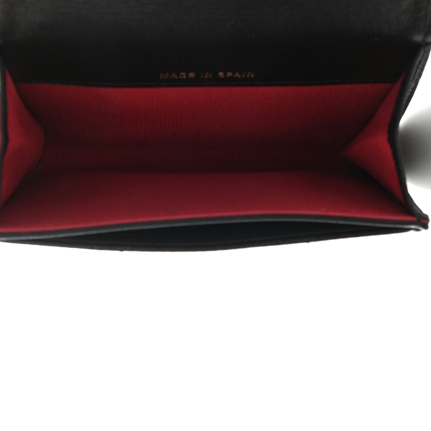 Lambskin Quilted Chanel 19 Flap Card Holder Black