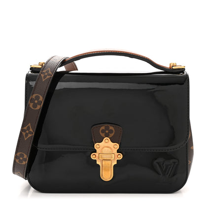Louis Vuitton Patent Calfskin Monogram Cherrywood BB Black 1 of 12