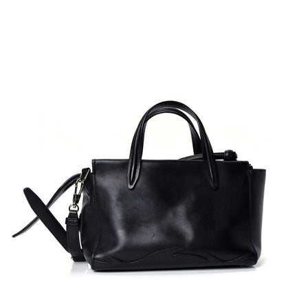 3.1 Phillip Lim Calfskin Small Ames Patchwork Satchel Black 3 of 11