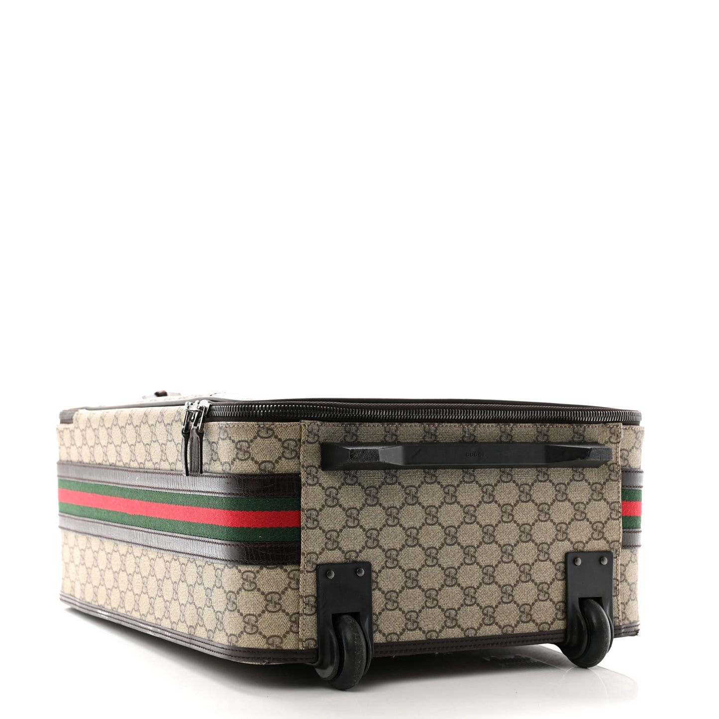 GG Plus Monogram Small Web Trolley Brown