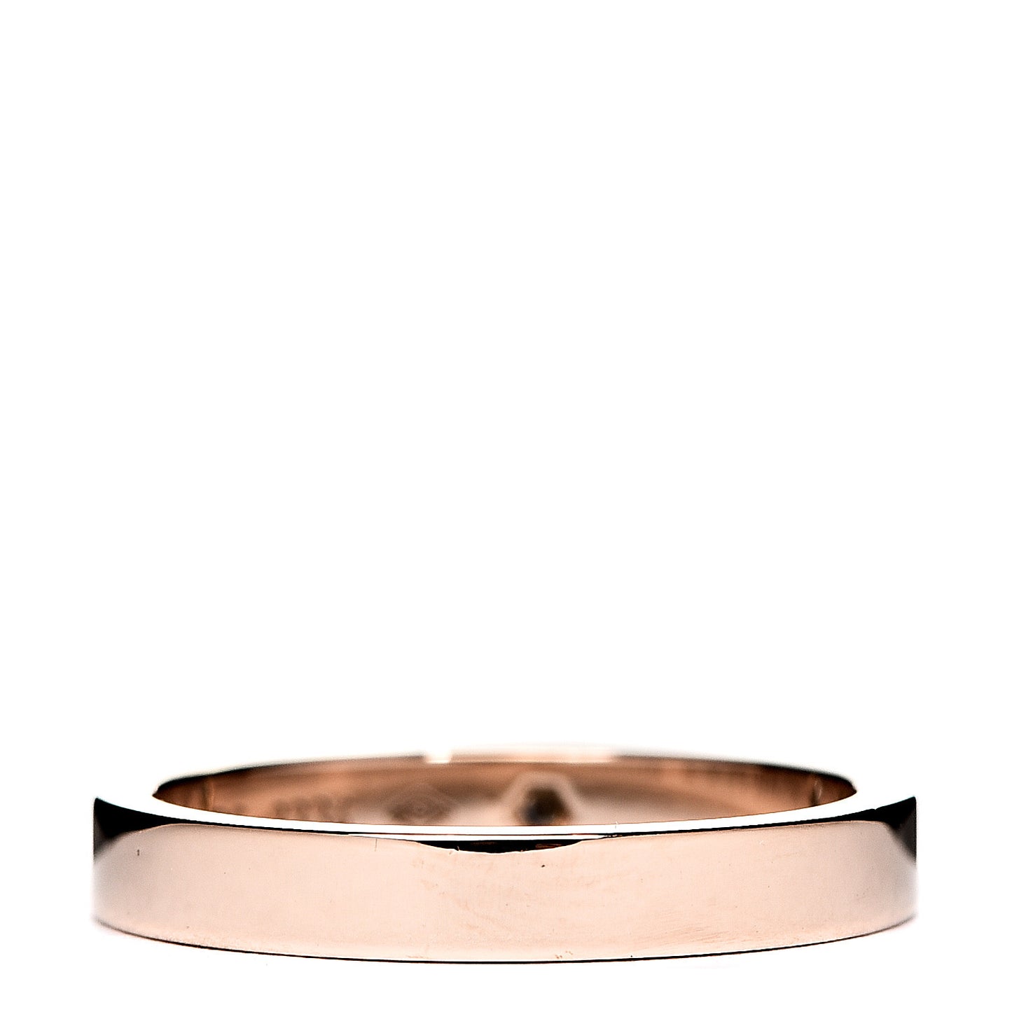 18K Pink Gold Diamond 3mm C De Wedding Band Ring 52 6