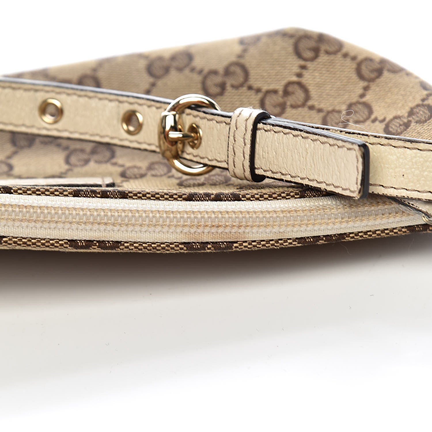 Gucci Monogram Pretty Boat Pochette White 10 of 16