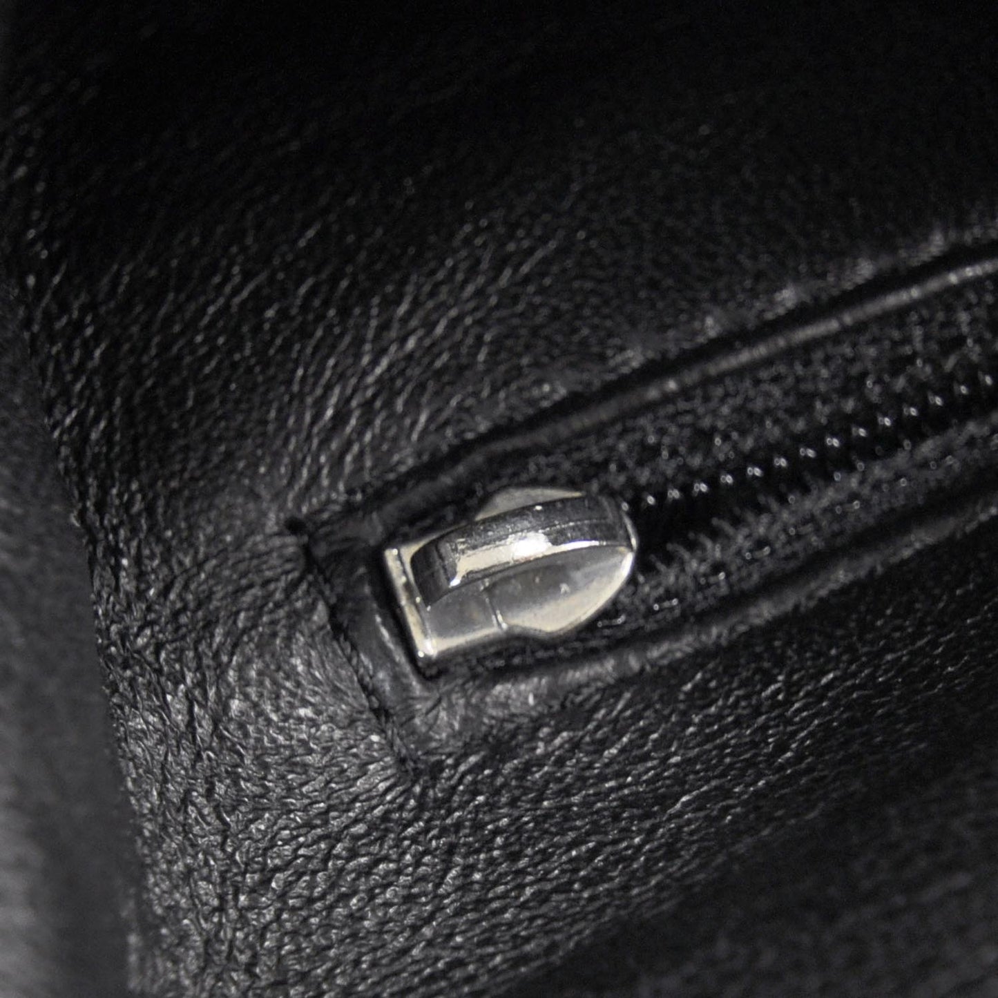 Leather Modern Chain Hobo Brown