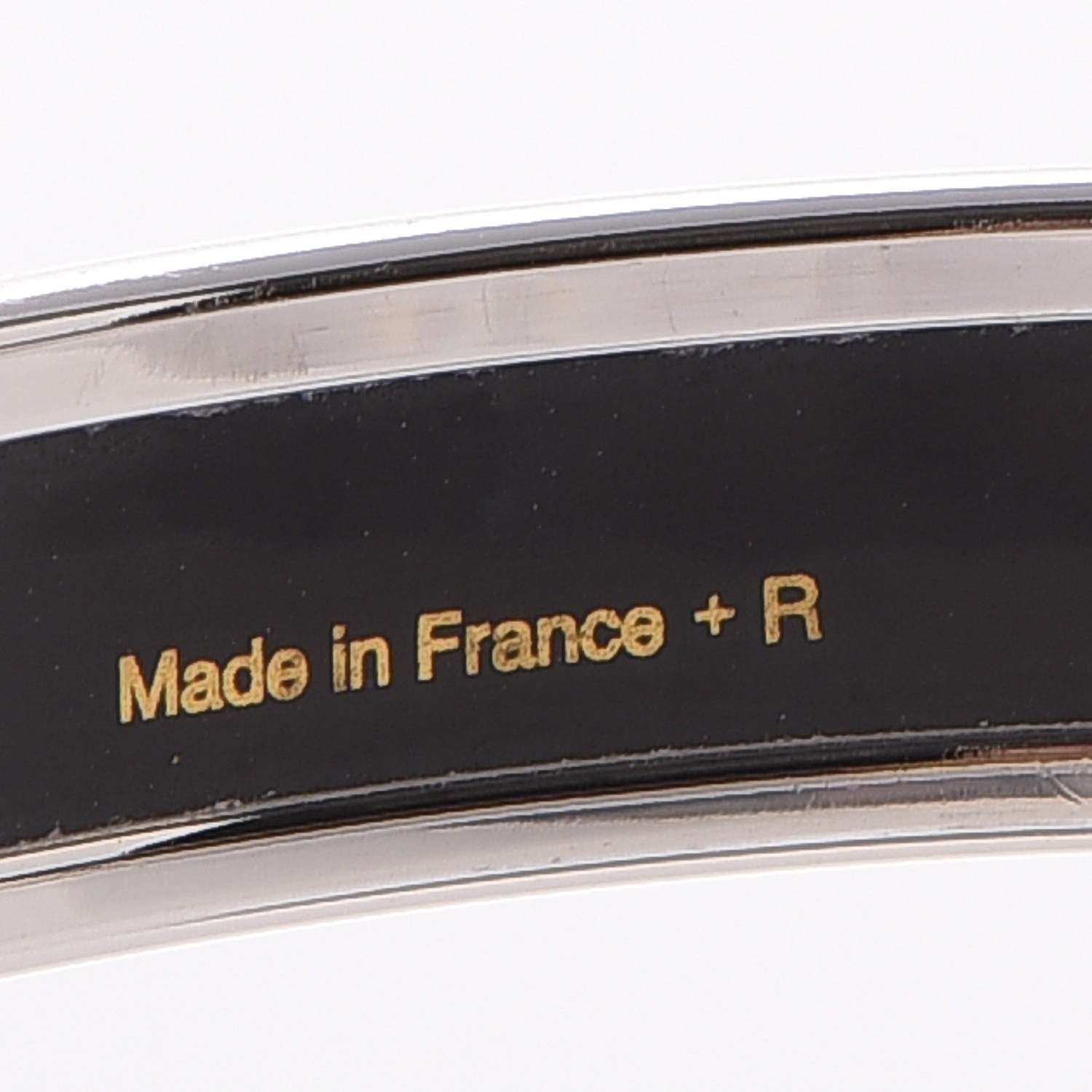 Hermes Enamel Printed Narrow Perspective Cavaliere Bracelet 65 5 of 6