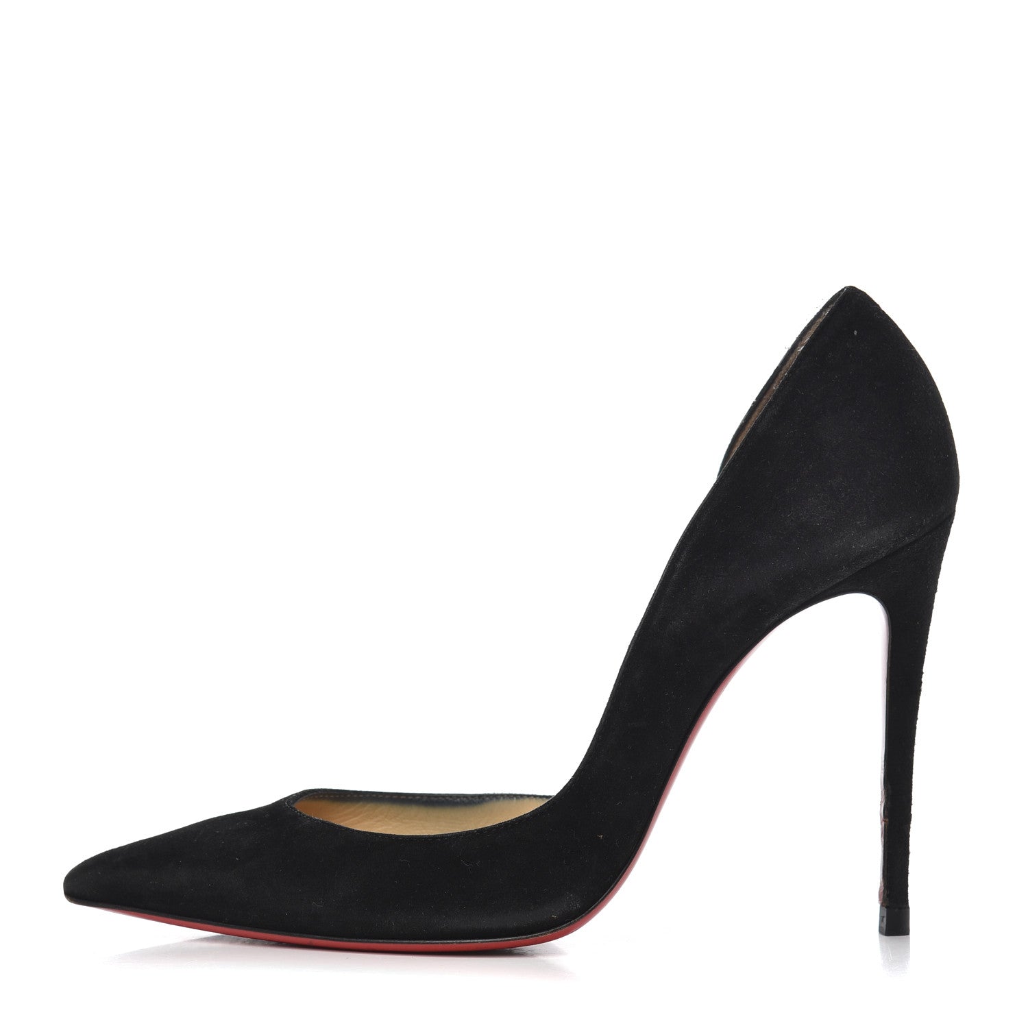 Christian Louboutin Veau Velours Iriza 100 Pumps 38 Black 1 of 22