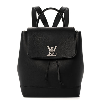 Louis Vuitton Calfskin Lockme Backpack Black 1 of 11