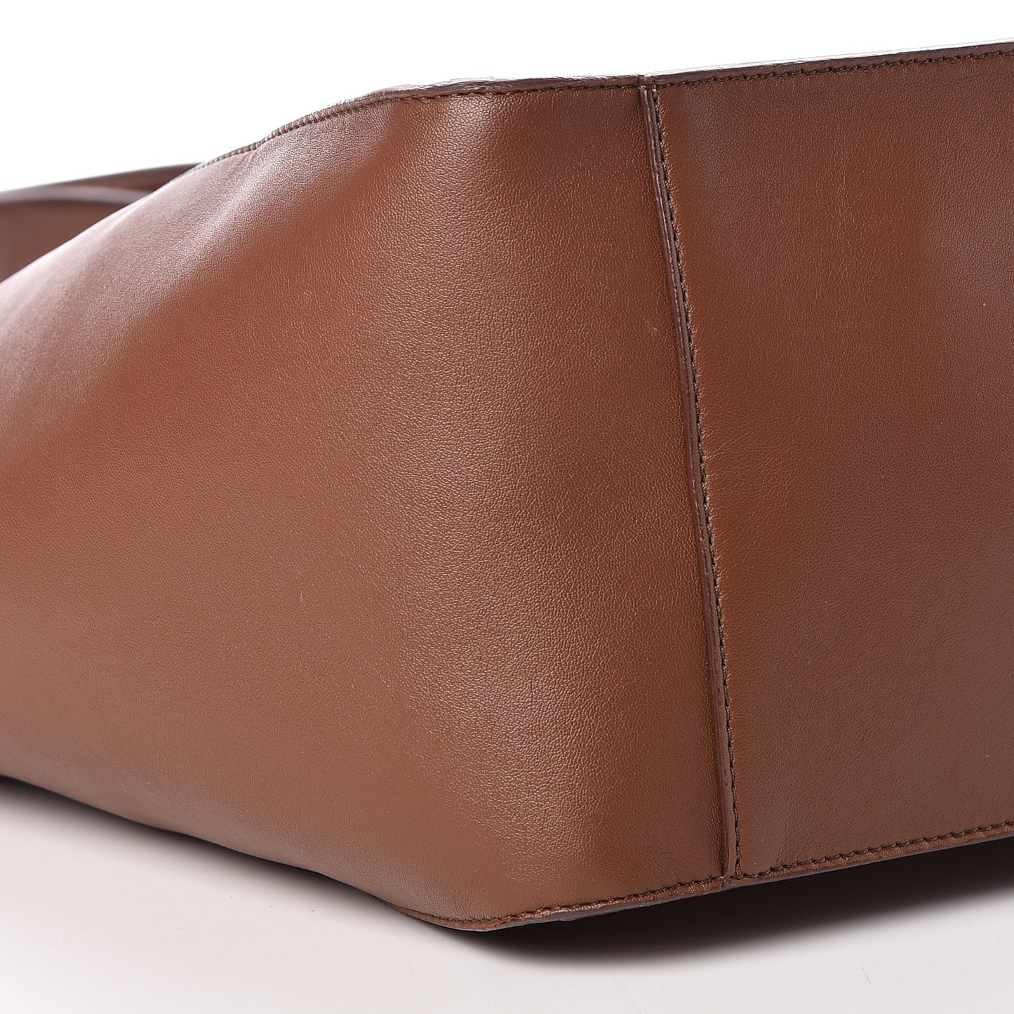Eco Alter Nappa East West Perforated Tote Brown