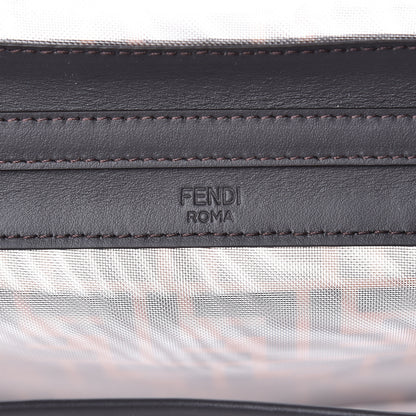 Fendi Mesh Vitello Century F is Fendi FF 1974 Kan I Shoulder Bag Marrone Black Ebano 6 of 11
