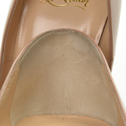 Christian Louboutin Patent So Kate 120 Pumps 40.5 Nude 18 of 18