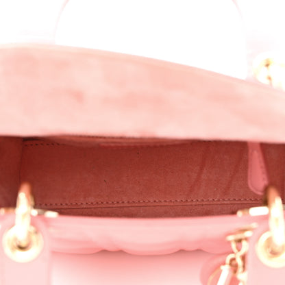 Christian Dior Lambskin Cannage Mini Lady Dior Pink 5 of 12