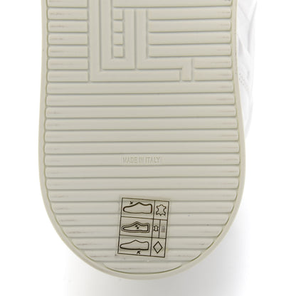 Fendi Nappa Macro FF Embossed Womens High Top Sneakers 40 White Ice 8 of 10