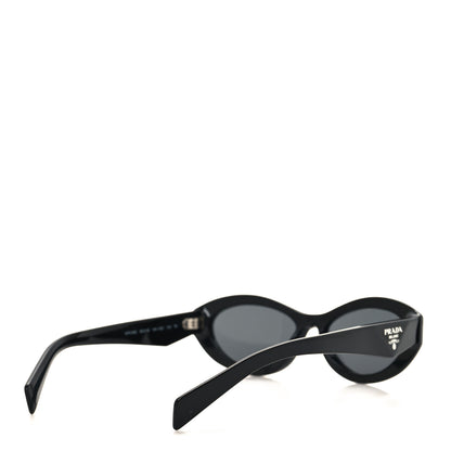 Prada Acetate Oval Sunglasses SPR 26Z Black 4 of 7