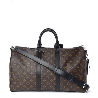 Louis Vuitton Monogram Macassar Keepall Bandouliere 45 1 of 11