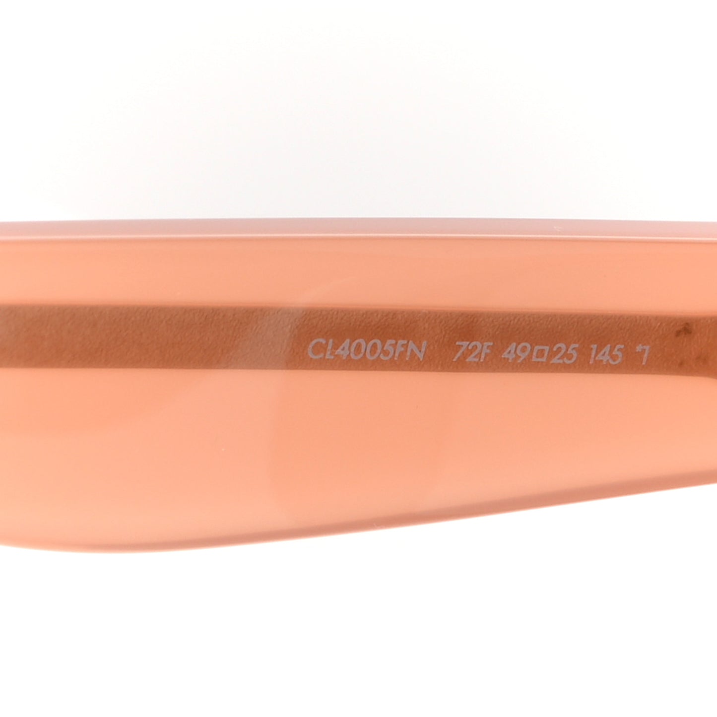 Oversized Round Sunglasses CL4005FN Peach
