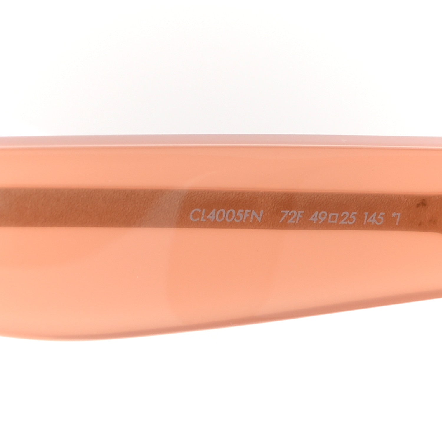 Celine Oversized Round Sunglasses CL4005FN Peach 6 of 8