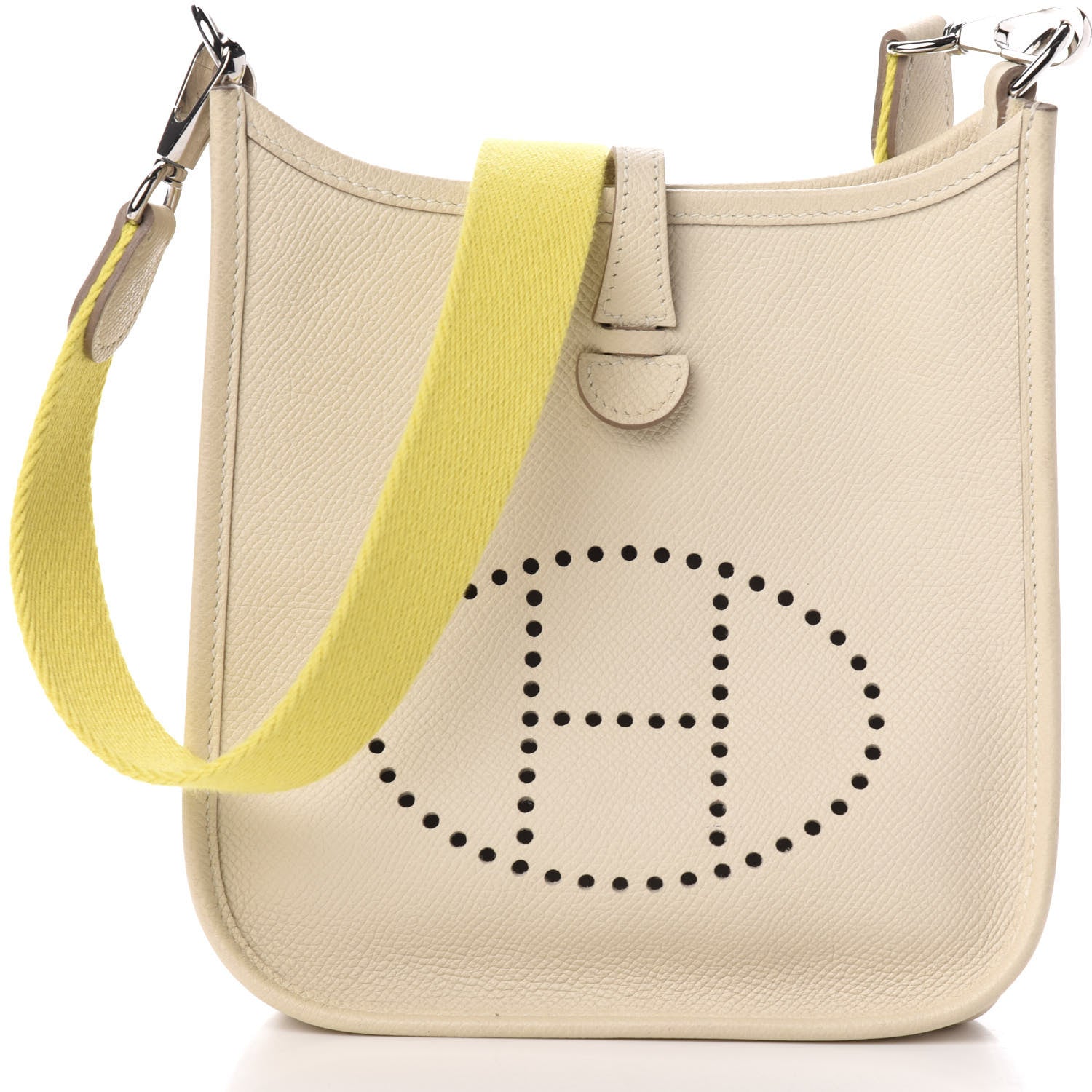 Hermes Epsom Amazone Evelyne TPM Craie Lime 10 of 10