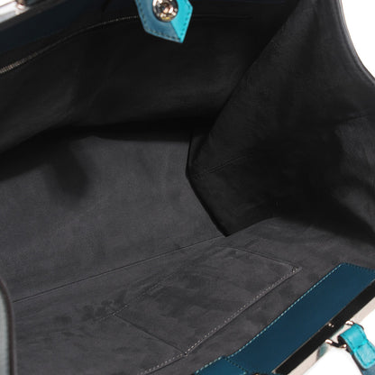 Fendi Vitello Bi-Color Large 3Jours Tote Oceano Lago 5 of 12