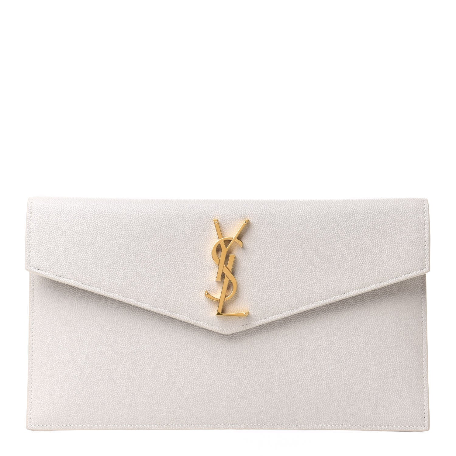 Saint Laurent Grain De Poudre Uptown Pouch Crema Soft 1 of 9