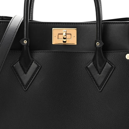 Louis Vuitton Calfskin Monogram Tufting On My Side Black 7 of 9