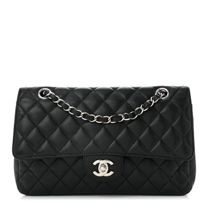 Chanel Caviar Quilted Medium Double Flap Black 1 of 9