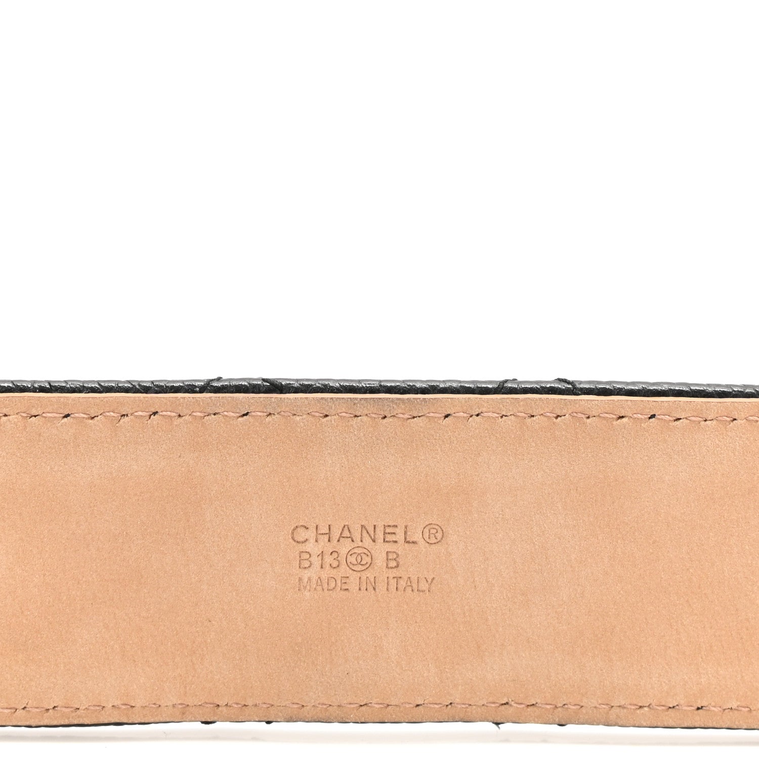 Chanel Caviar Quilted CC Belt 80 32 Black 5 of 7
