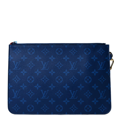Louis Vuitton Monogram Cabas Light Pochette Pacific Blue 1 of 11