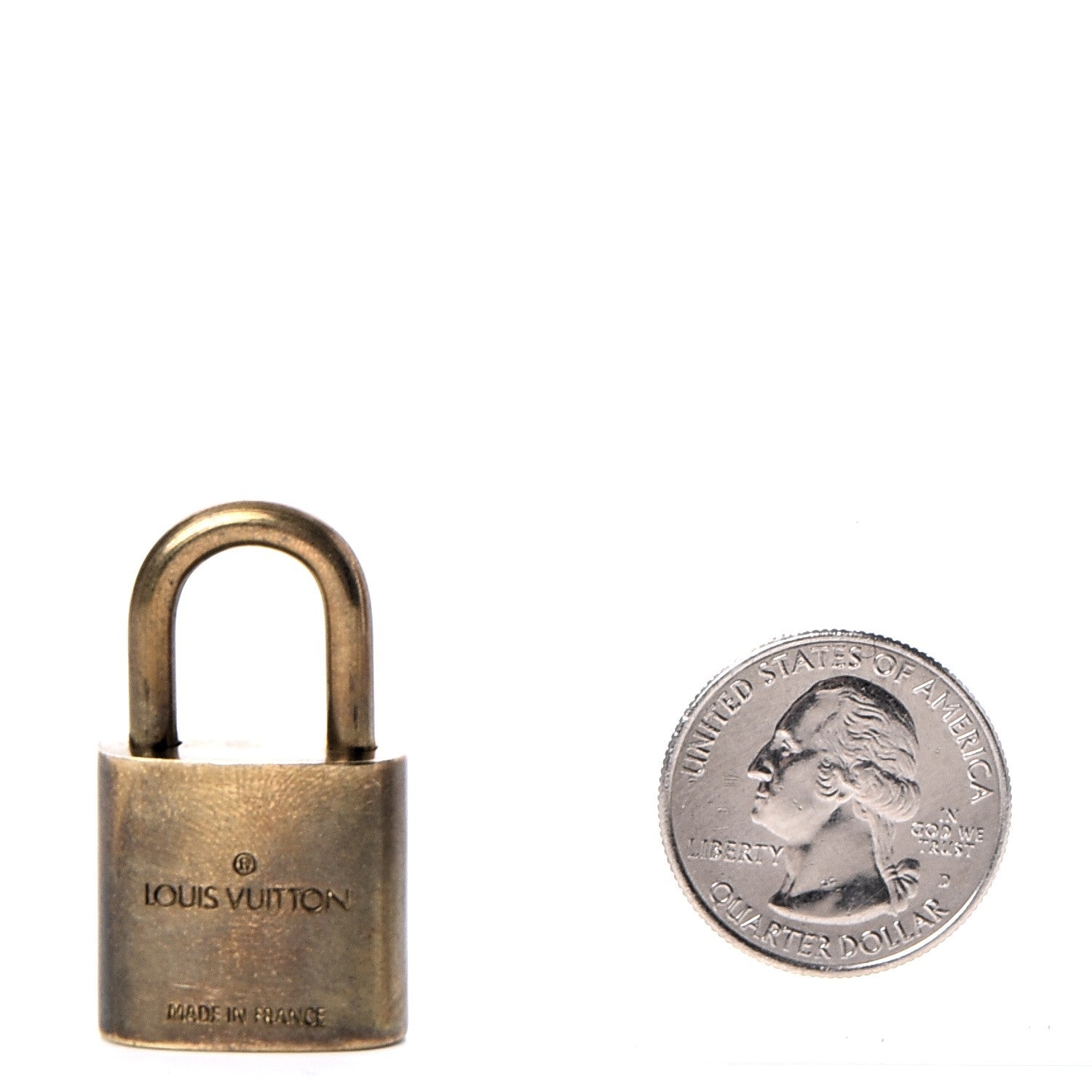 Louis Vuitton Brass Lock and Key Set #307 2 of 5