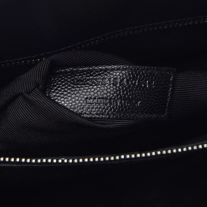 Saint Laurent Grain De Poudre Studded Small Sac De Jour Black 9 of 10