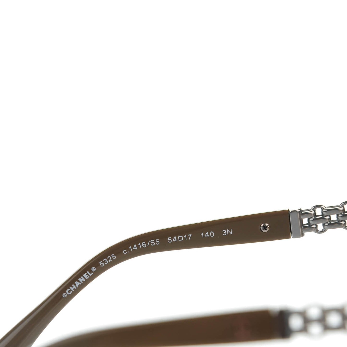 Square Chain Sunglasses 5325 Taupe