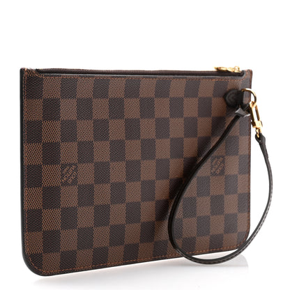Louis Vuitton Damier Ebene Neverfull MM GM Pochette 3 of 8
