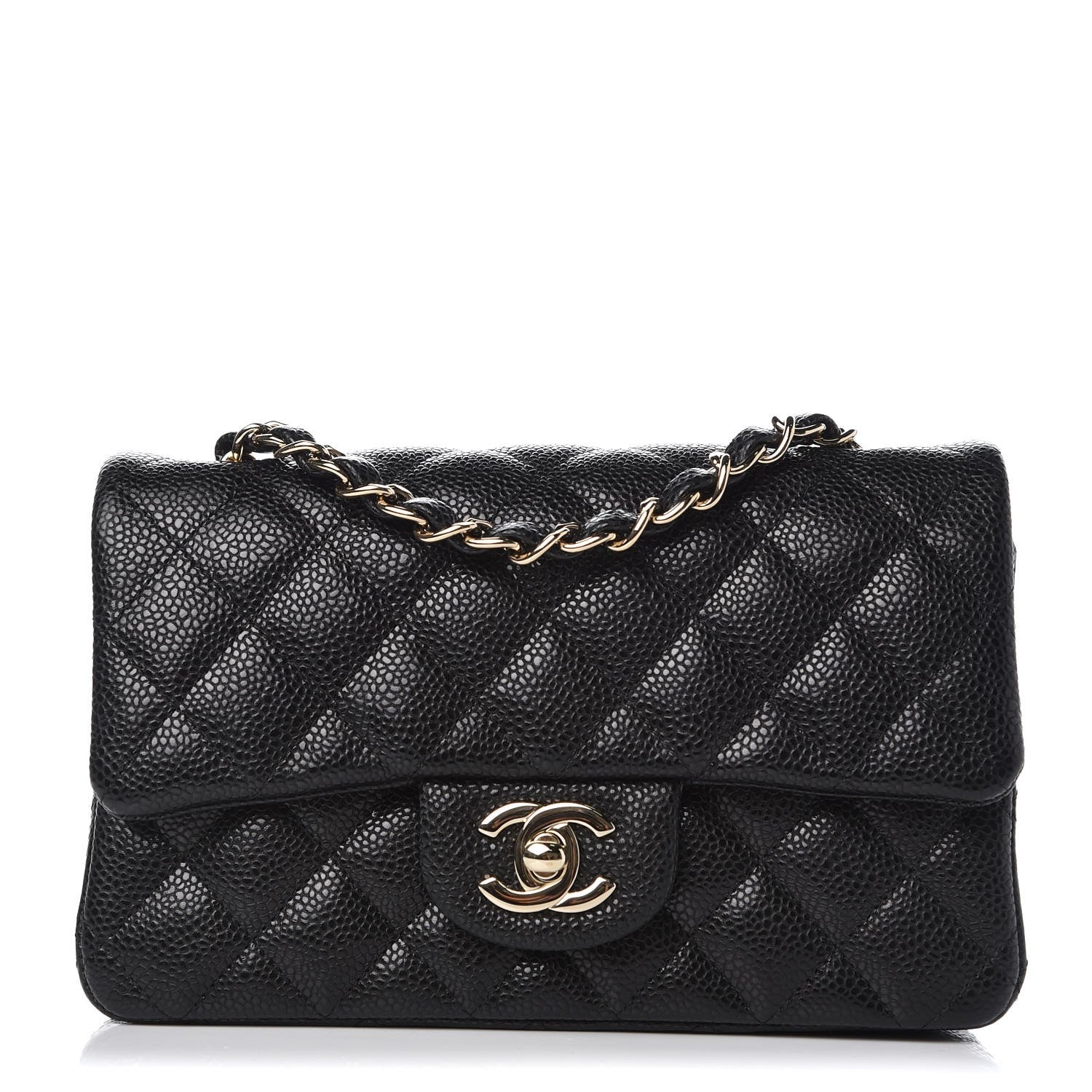Chanel Caviar Quilted Mini Rectangular Flap Black 1 of 8