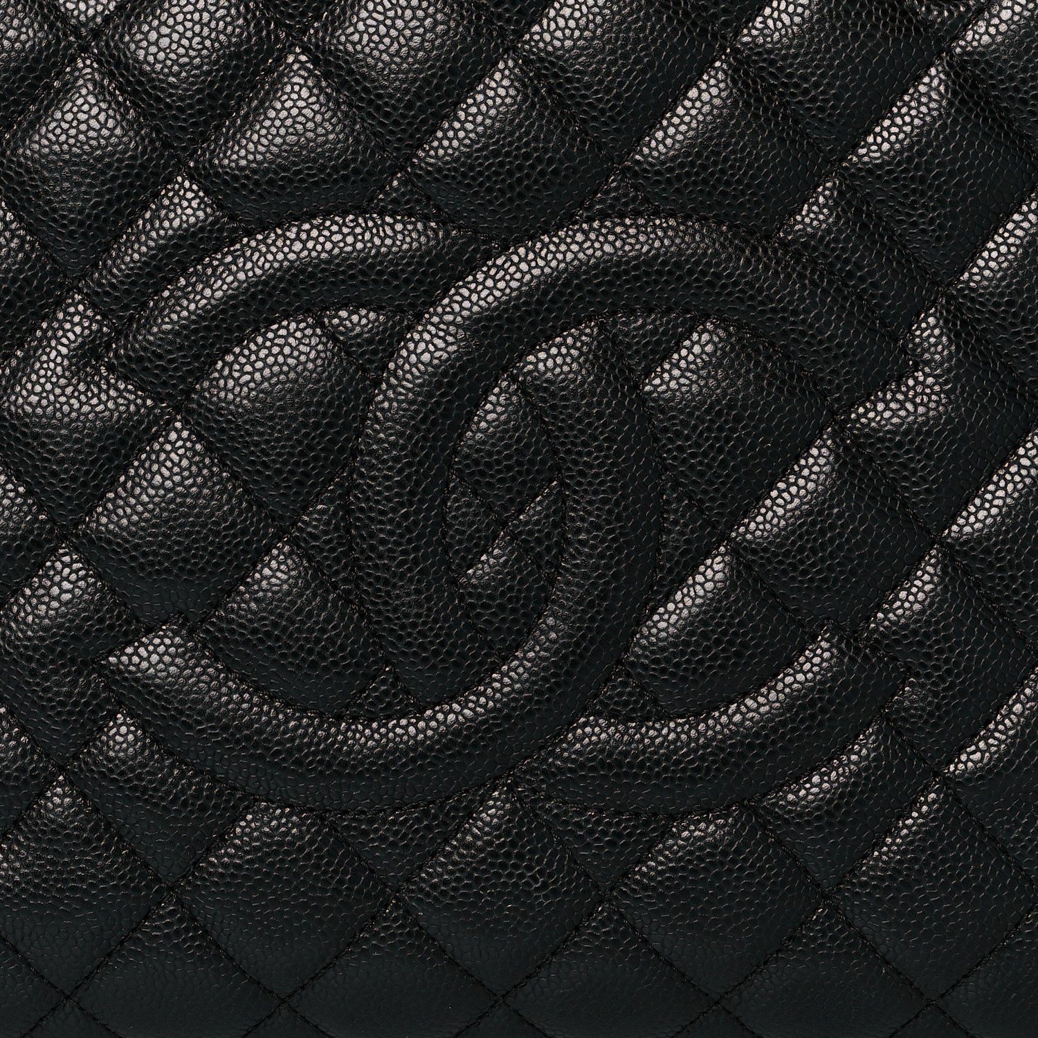 Chanel Caviar Quilted Grand Shopping Tote GST Black 7 of 10