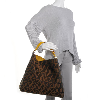 Fendi Zucca Large Hobo Tobacco 2 of 11