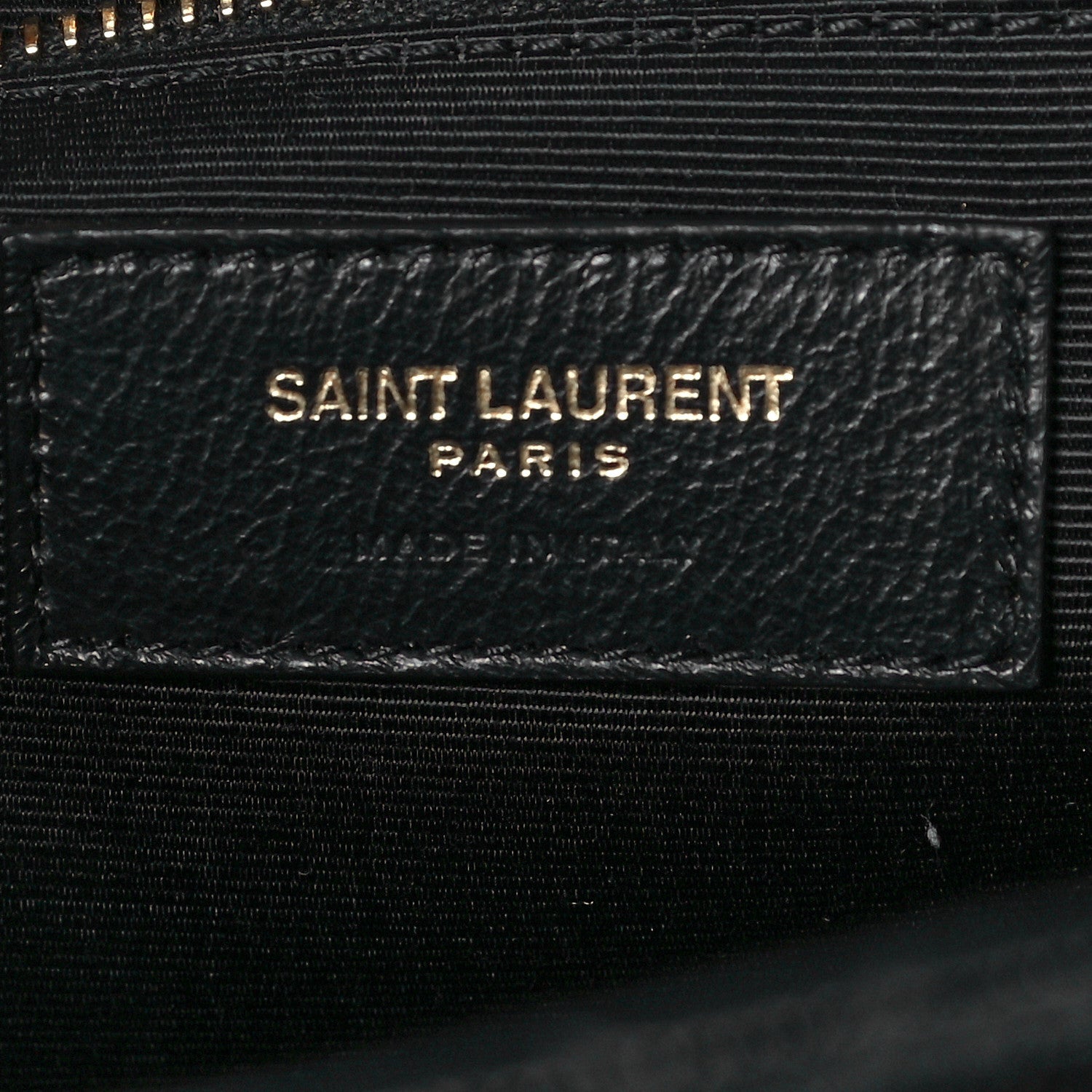 Saint Laurent Grain De Poudre Textured Mixed Matelasse Large Triquilt Monogram Satchel Black 8 of 11