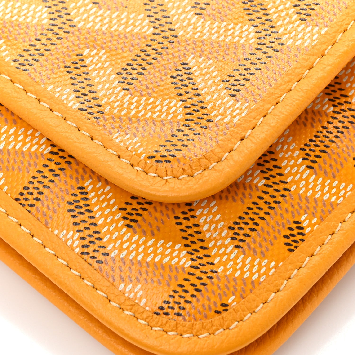 Goyard Goyardine Plumet Wallet Clutch Yellow 12 of 12