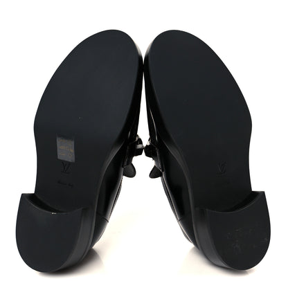 Louis Vuitton x Yayoi Kusama Academy Leather Loafers 38 Black 6 of 10