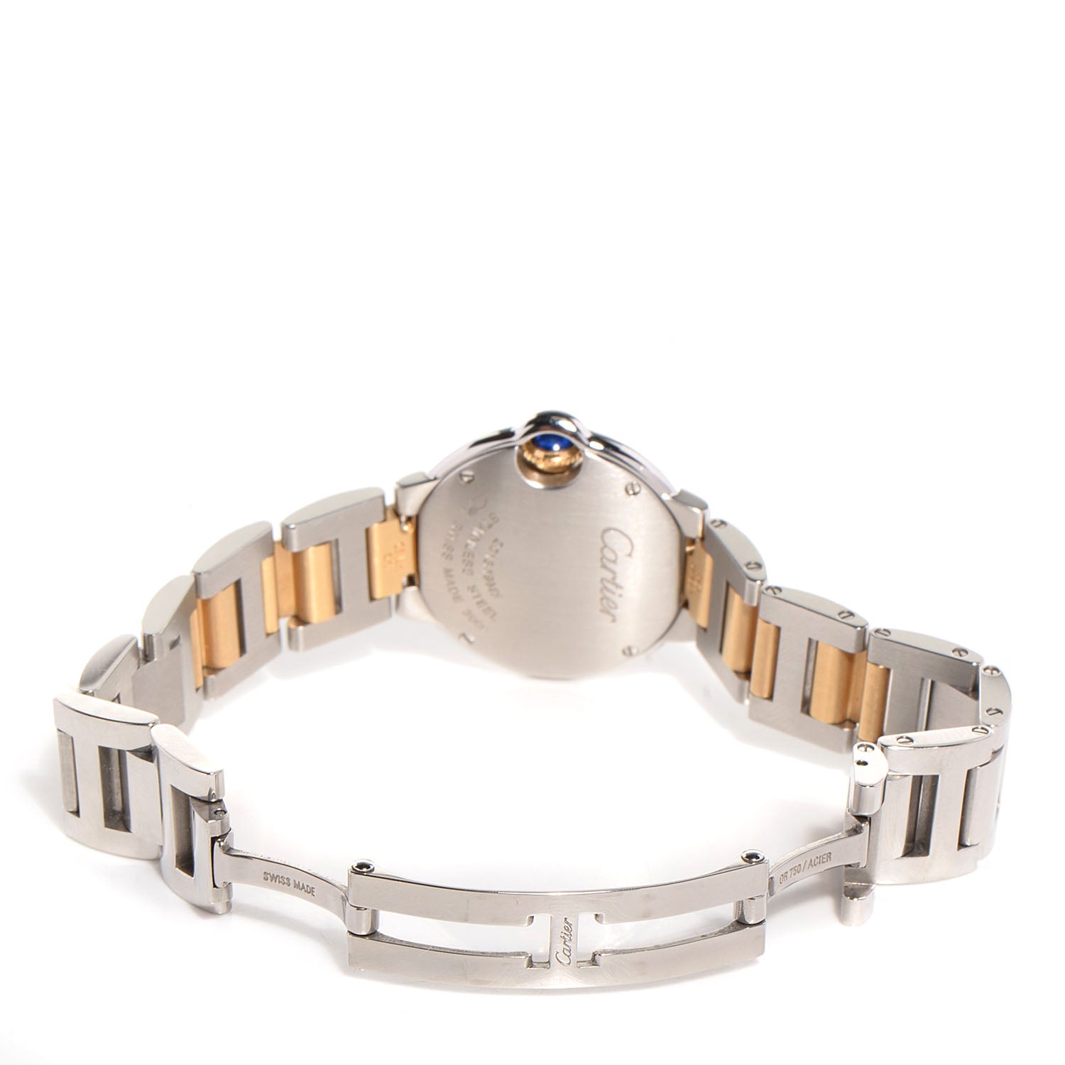 Cartier Stainless Steel 18K Yellow Gold 28mm Ballon Bleu De Cartier Quartz Watch 5 of 9