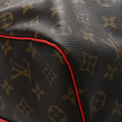 Louis Vuitton Calfskin Monogram Keepall Bandouliere 50 Coquelicot 6 of 9
