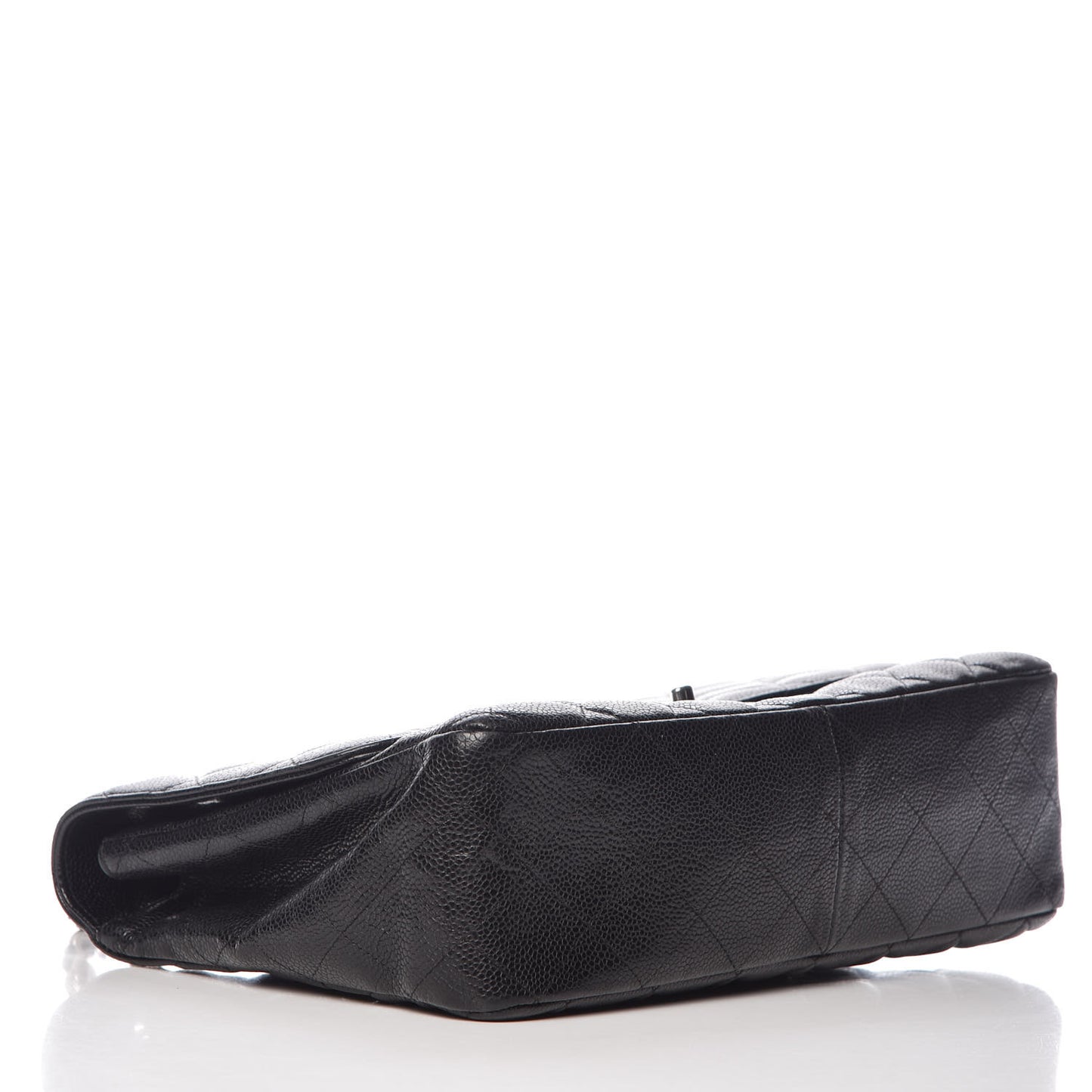 Caviar Quilted Jumbo Single Flap Black